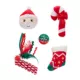 Product  Merry & Bright Santa Plush Cat Toys 5 Pack