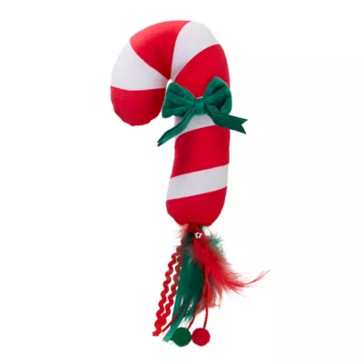 Product Merry & Bright Candy Cane Kicker Cat Toy