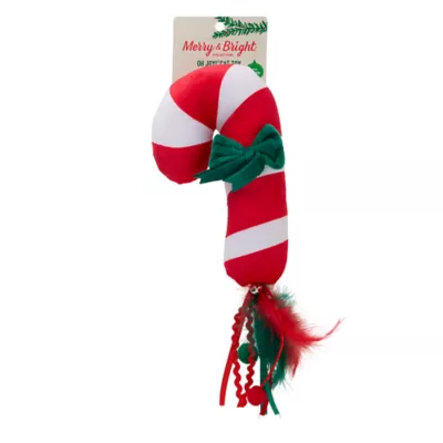 Product Merry & Bright Candy Cane Kicker Cat Toy