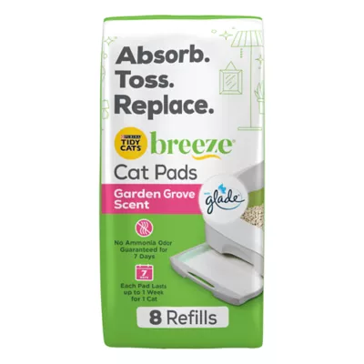 Purina Tidy Cats Breeze With Glade Garden Grove Scented Cat Pee Pads