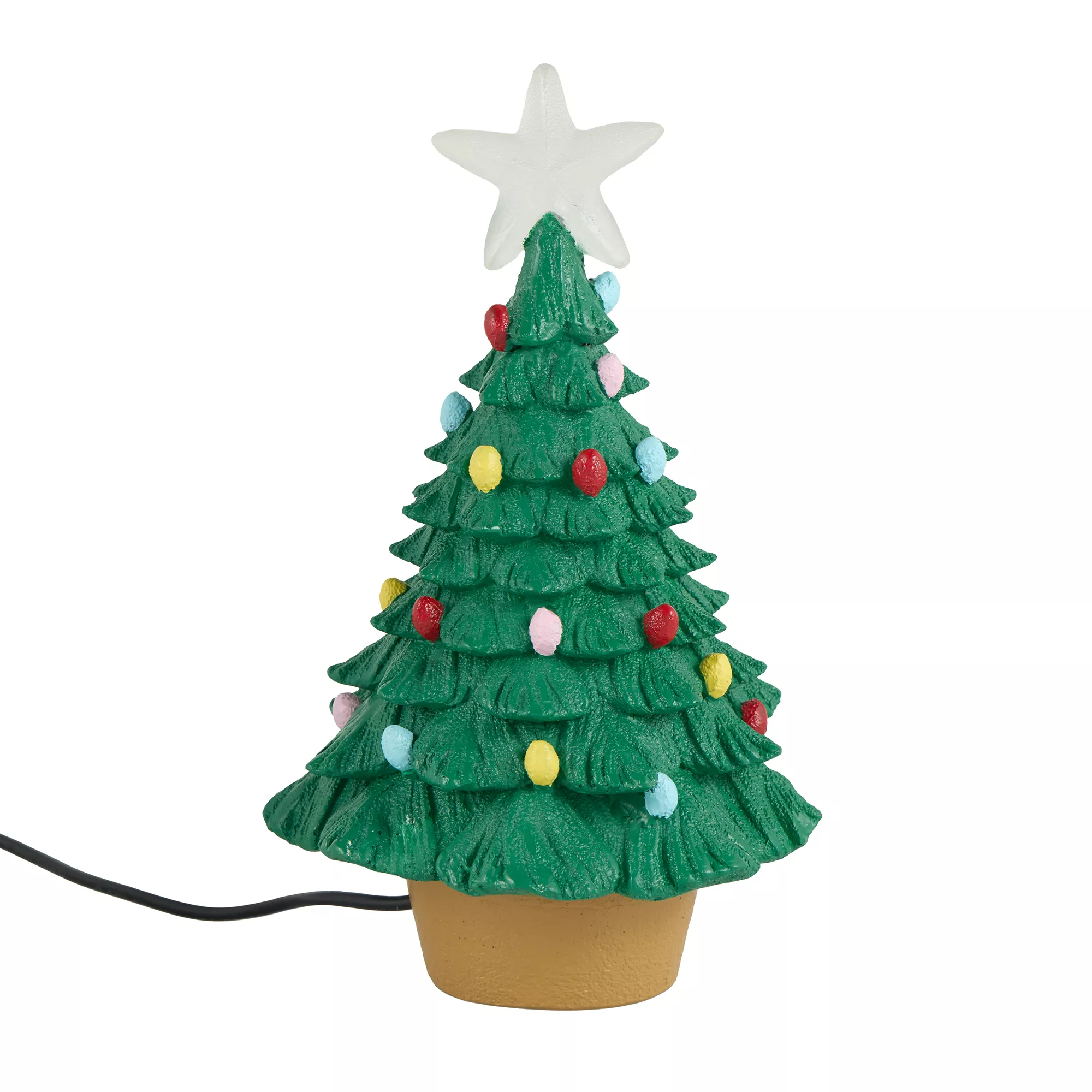 Merry & Bright Light Up Tree Terrarium Ornament