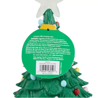 Product Merry & Bright Light Up Tree Terrarium Ornament