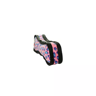Product TUFFY® Ultimate Bone Pink Leopard Dog Toy