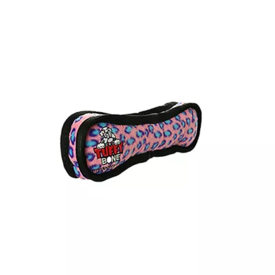 Product TUFFY® Ultimate Bone Pink Leopard Dog Toy