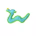 DuraForce Dragon Tiger Blue/Green Dog Toy image thumbnail 1