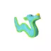 DuraForce Dragon Tiger Blue/Green Dog Toy image thumbnail 4