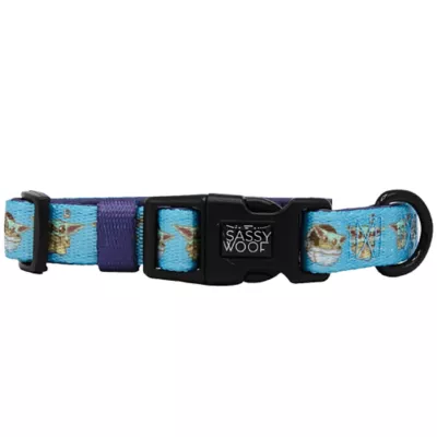 Sassy Woof STAR WARS™ The Mandalorian Adjustable Dog Collar - Image 2