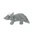 MIGHTY JR Dinosaur Triceratops Gray Dog Toy image thumbnail 1