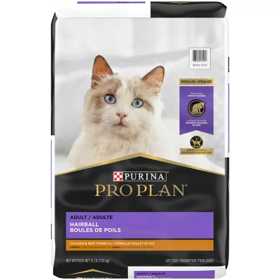 Purina pro plan derma plus hairball control best sale