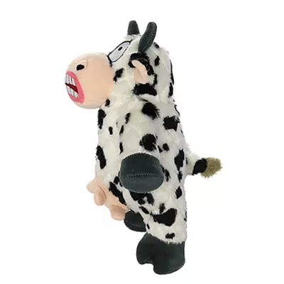 MIGHTY Angry Animals Cow Dog Toy