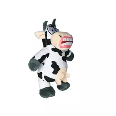 Product MIGHTY JR Angry Animals Cow Dog Toy