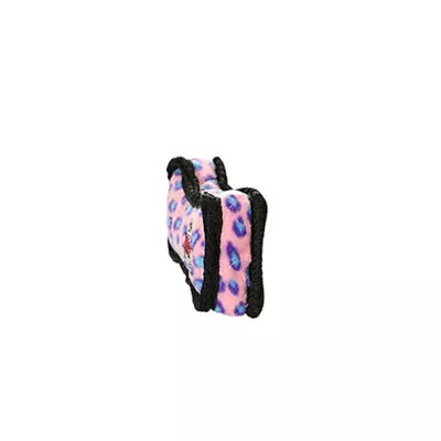 Product TUFFY® JR Thick Bone Pink Leopard Dog Toy