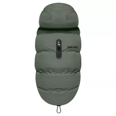 Product Canada Pooch Waterproof Dog Puffer Jacket - Army Green