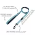 Sassy Woof Star Wars The Mandalorian Adjustable Dog Leash image thumbnail 4