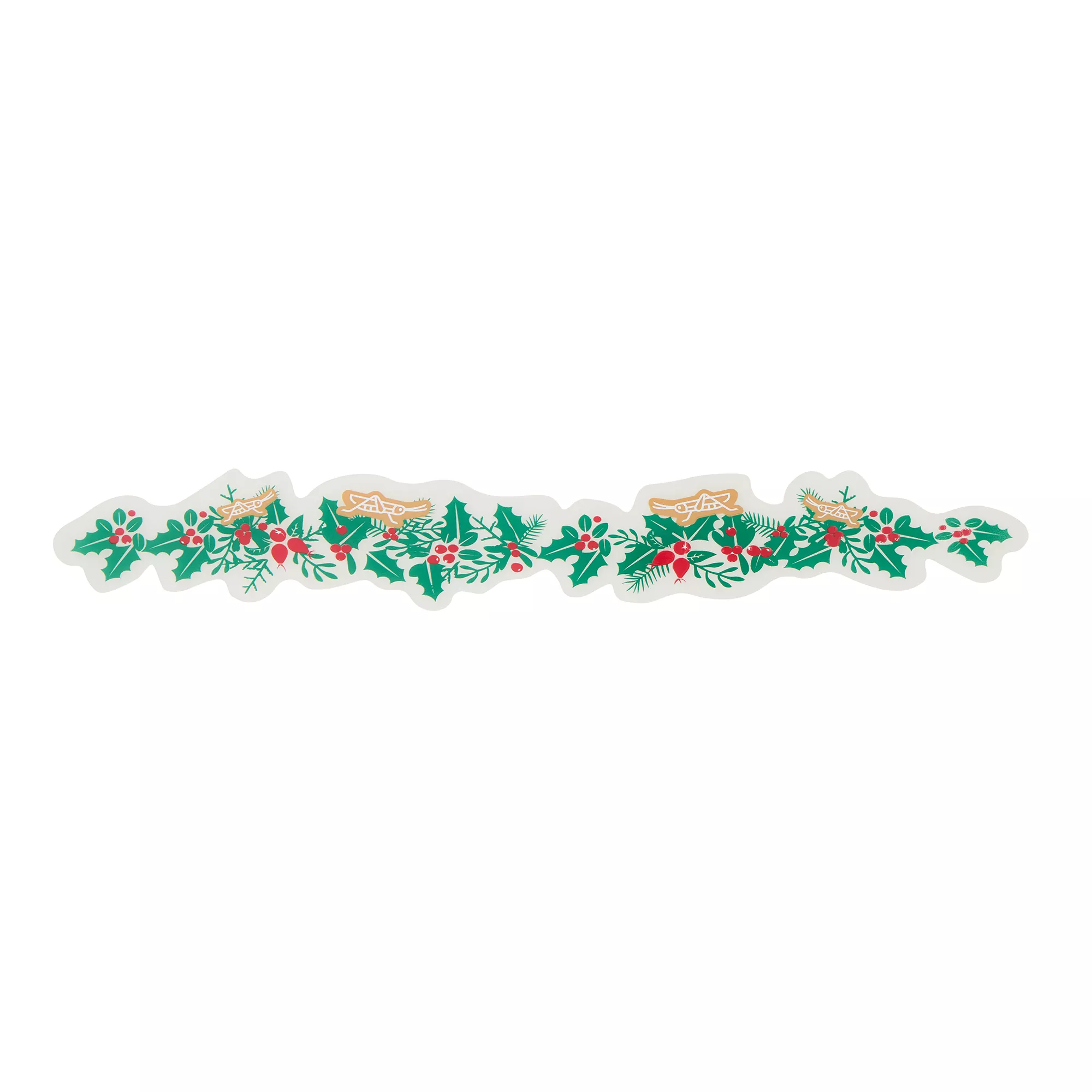 Merry & Bright Garland Terrarium Cling