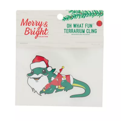 Merry & Bright Beardie Terrarium Cling - Image 2