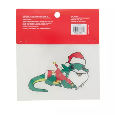 Merry & Bright Beardie Terrarium Cling - Image 3