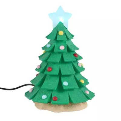 Product Merry & Bright Light Up Tree Aquarium Ornament