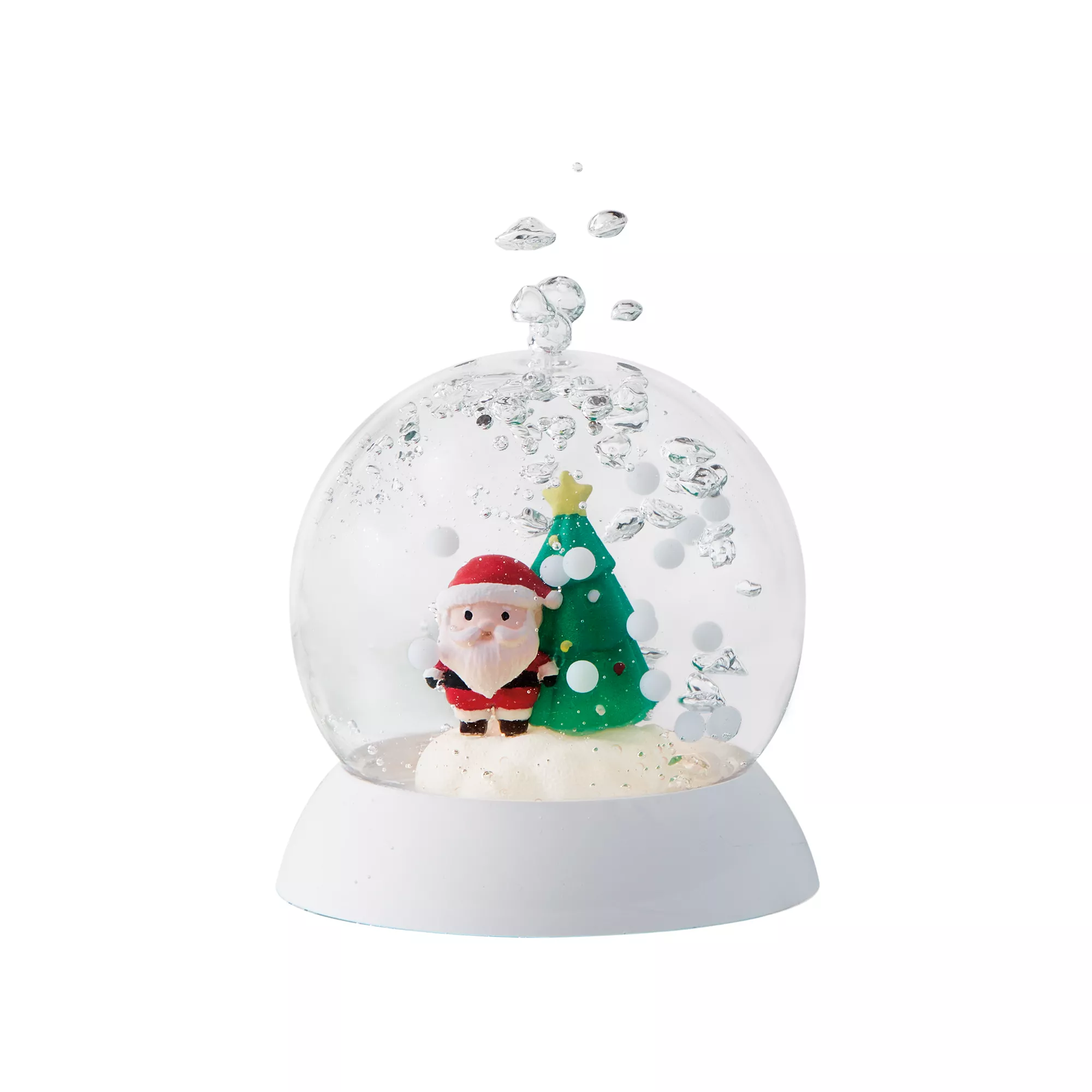 Merry & Bright Snow Globe Aquarium Ornament