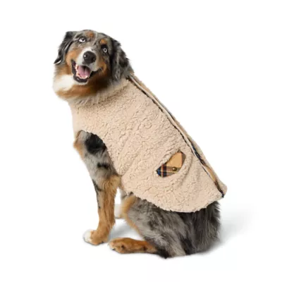 Product Merry & Bright Tan Sherpa Vest, Dog & Cat