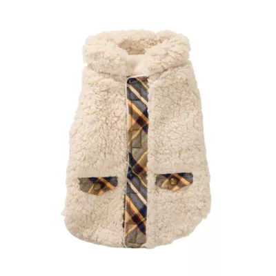 Product Merry & Bright Tan Sherpa Vest, Dog & Cat