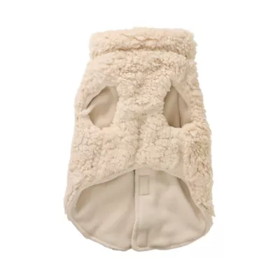 Product Merry & Bright Tan Sherpa Vest, Dog & Cat