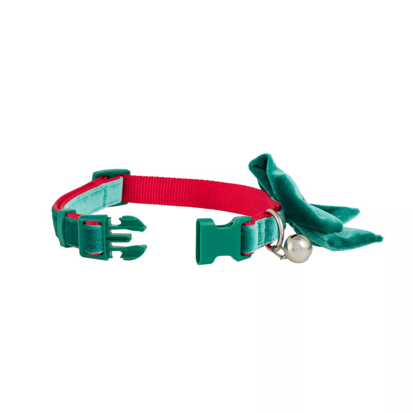 Green velvet dog collar best sale