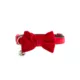 Product Merry & Bright Velvet Red Dog Collar