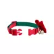 Product Merry & Bright Velvet Red Dog Collar