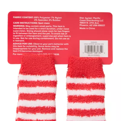 Merry & Bright™ Striped Socks for Dogs, Dog & Cat - Image 5