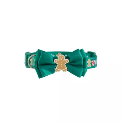 Product Merry & Bright Gingerbread Man Dog Collar