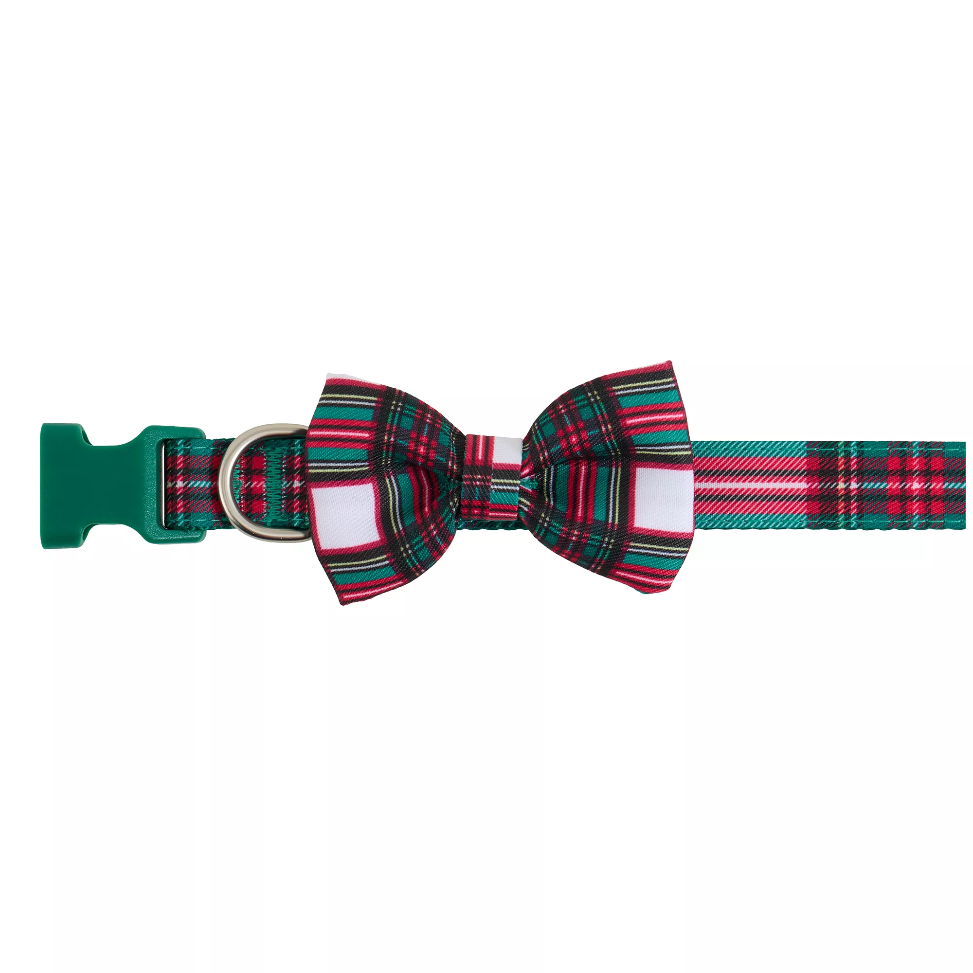 Merry & Bright&trade; Plaid Dog Collar