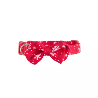 Product Merry & Bright Snowflakes Dog Collar