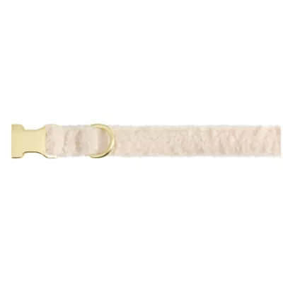 Product Merry & Bright Plaid Cream Dog Collar