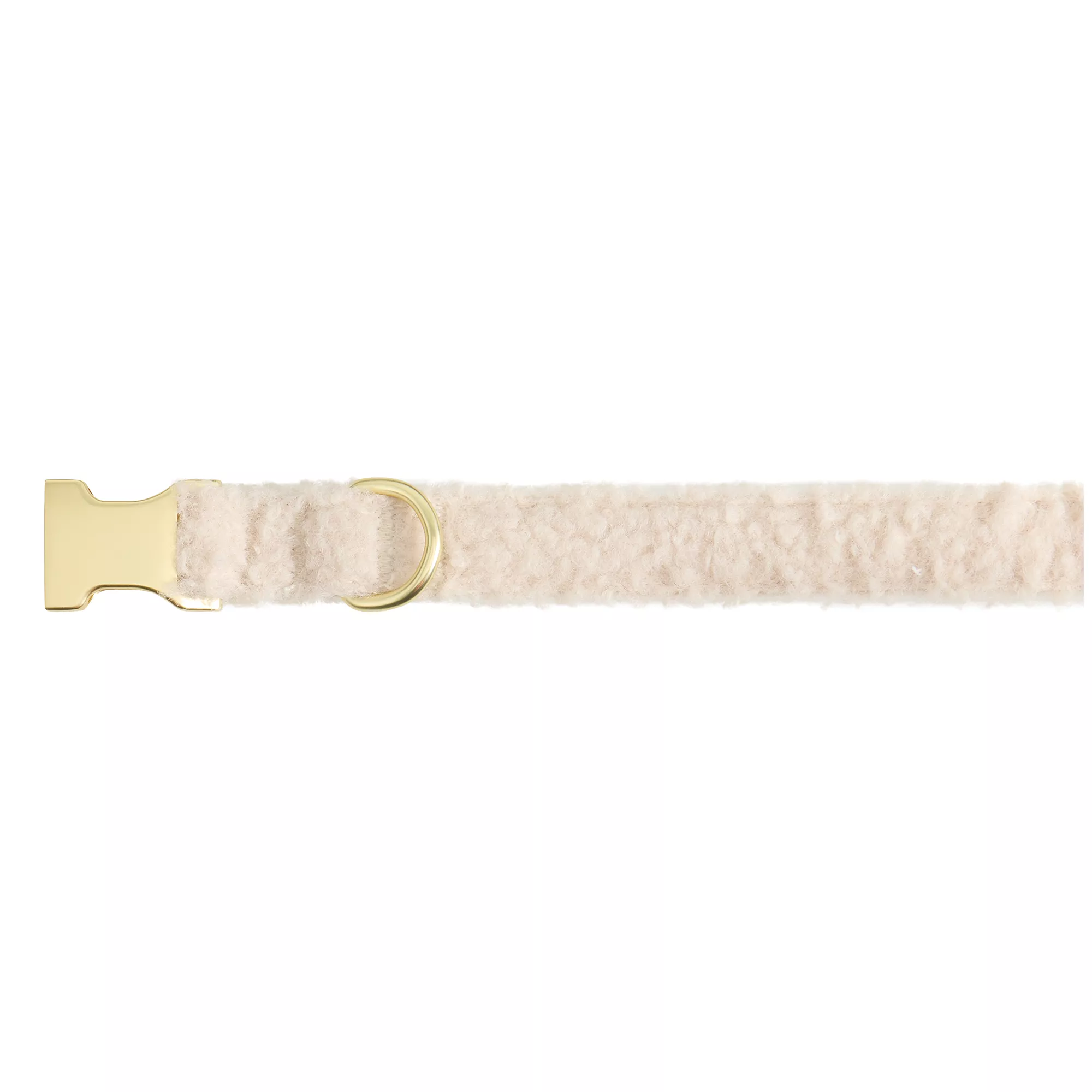 Merry & Bright&trade; Plaid Cream Dog Collar