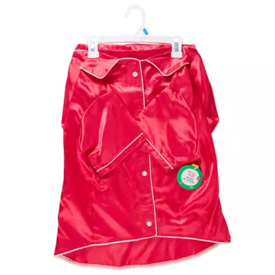 Product Merry & Bright Red Satin Pajamas, Dog & Cat