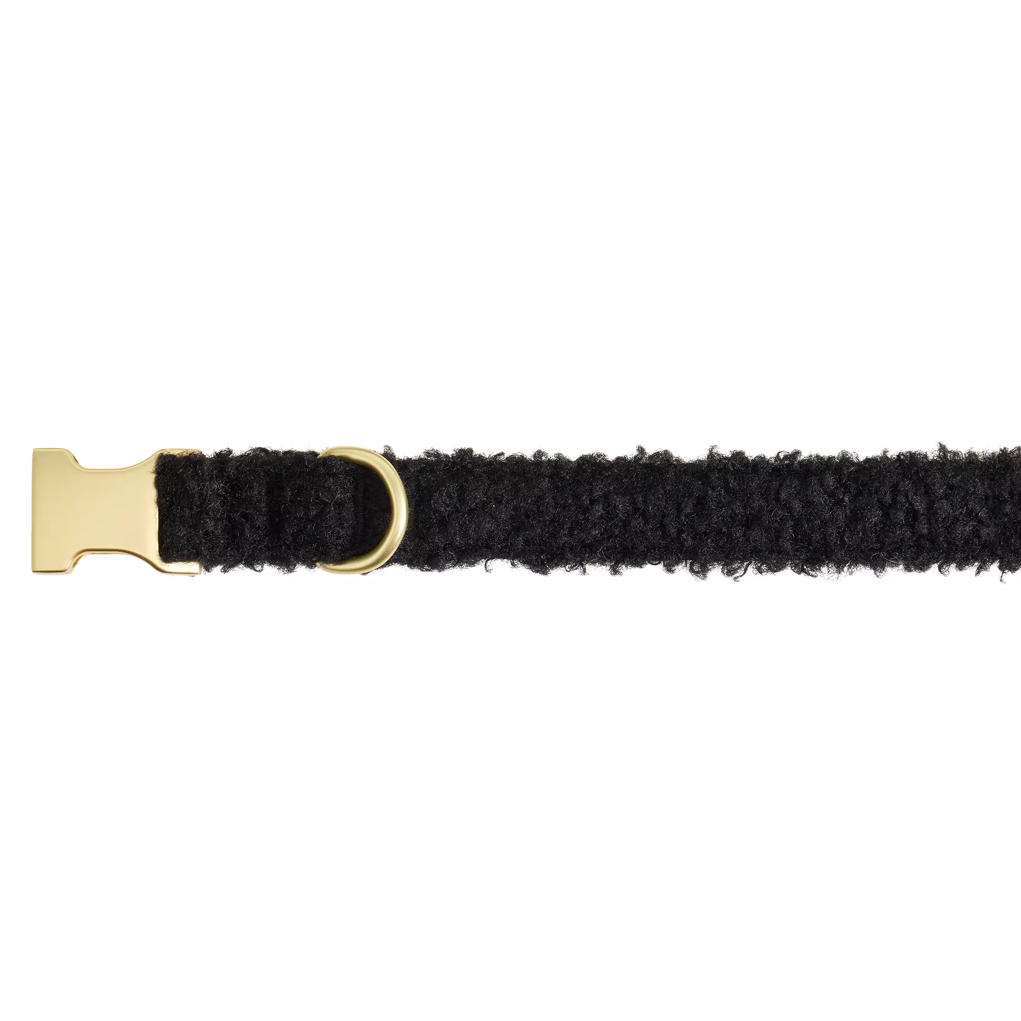 Merry & Bright&trade; Plaid and Black Sherpa Dog Collar