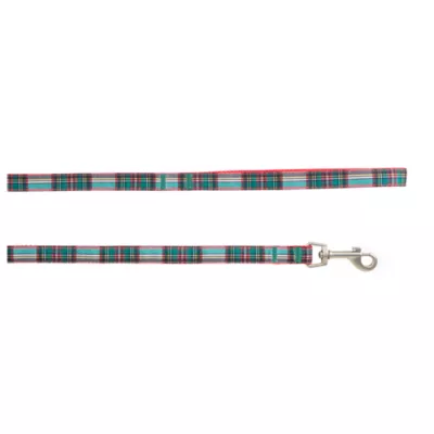 Product Merry & Bright Plaid Kitten Harness and Leash Combo Set