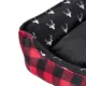 Product Merry & Bright Deerhead Cuddler Dog Bed