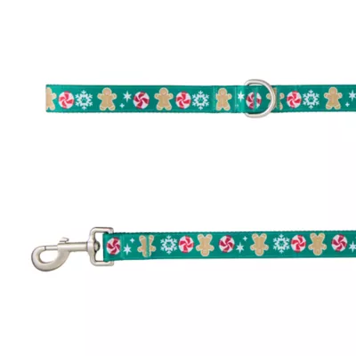 Product Merry & Bright Gingerbread Man Dog Leash