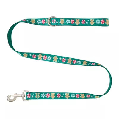 Product Merry & Bright Gingerbread Man Dog Leash