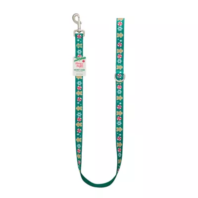 Product Merry & Bright Gingerbread Man Dog Leash