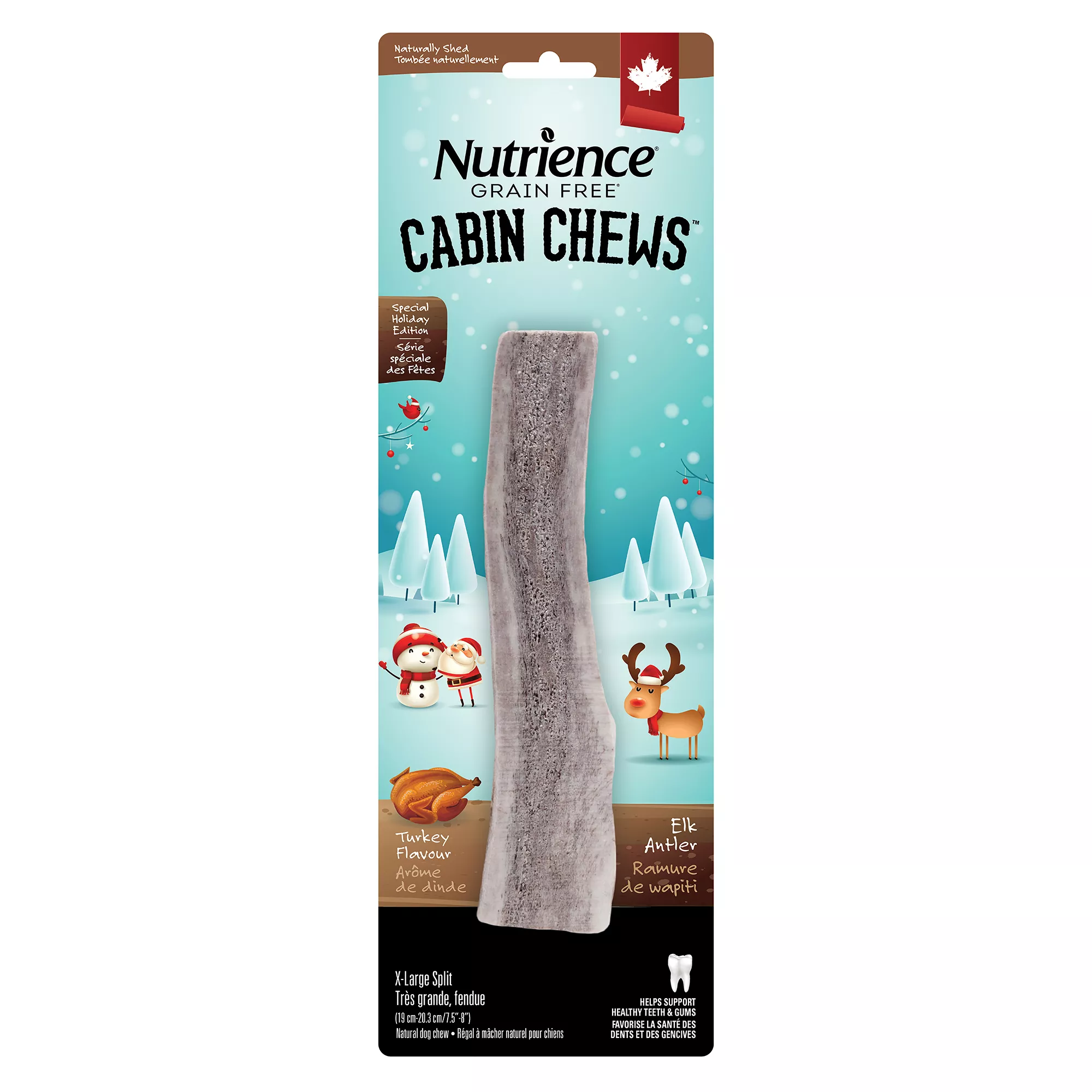 Nutrience Holiday Elk Antler, Turkey Flavour, Extra Large Split