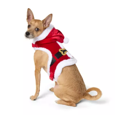 Product Merry & Bright Santa Holiday Costume Dog Harness