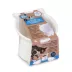 Nice Paws Titled and Elevated Cat Bowl - Recycled Plastic, White image thumbnail 1