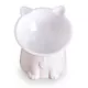 Product Nice Paws Titled and Elevated Cat Bowl - Recycled Plastic, White