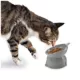 Product Nice Paws Titled and Elevated Cat Bowl - Recycled Plastic, Grey