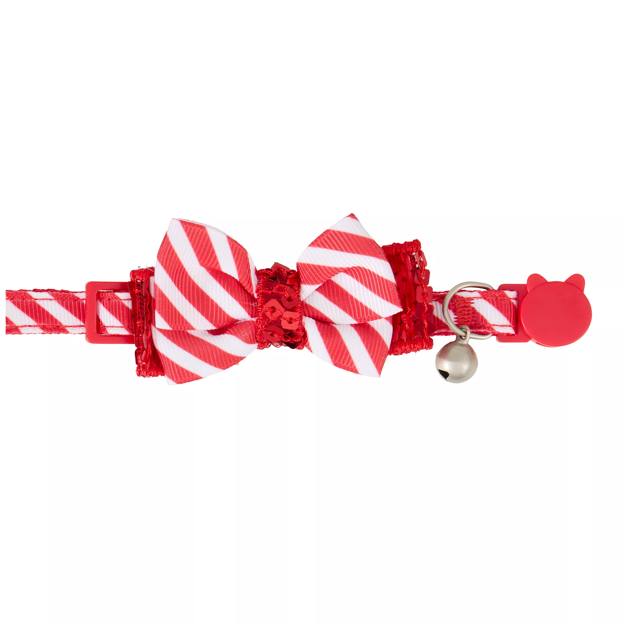 Merry & Bright&trade; Candy Cane Stripe Cat Collar