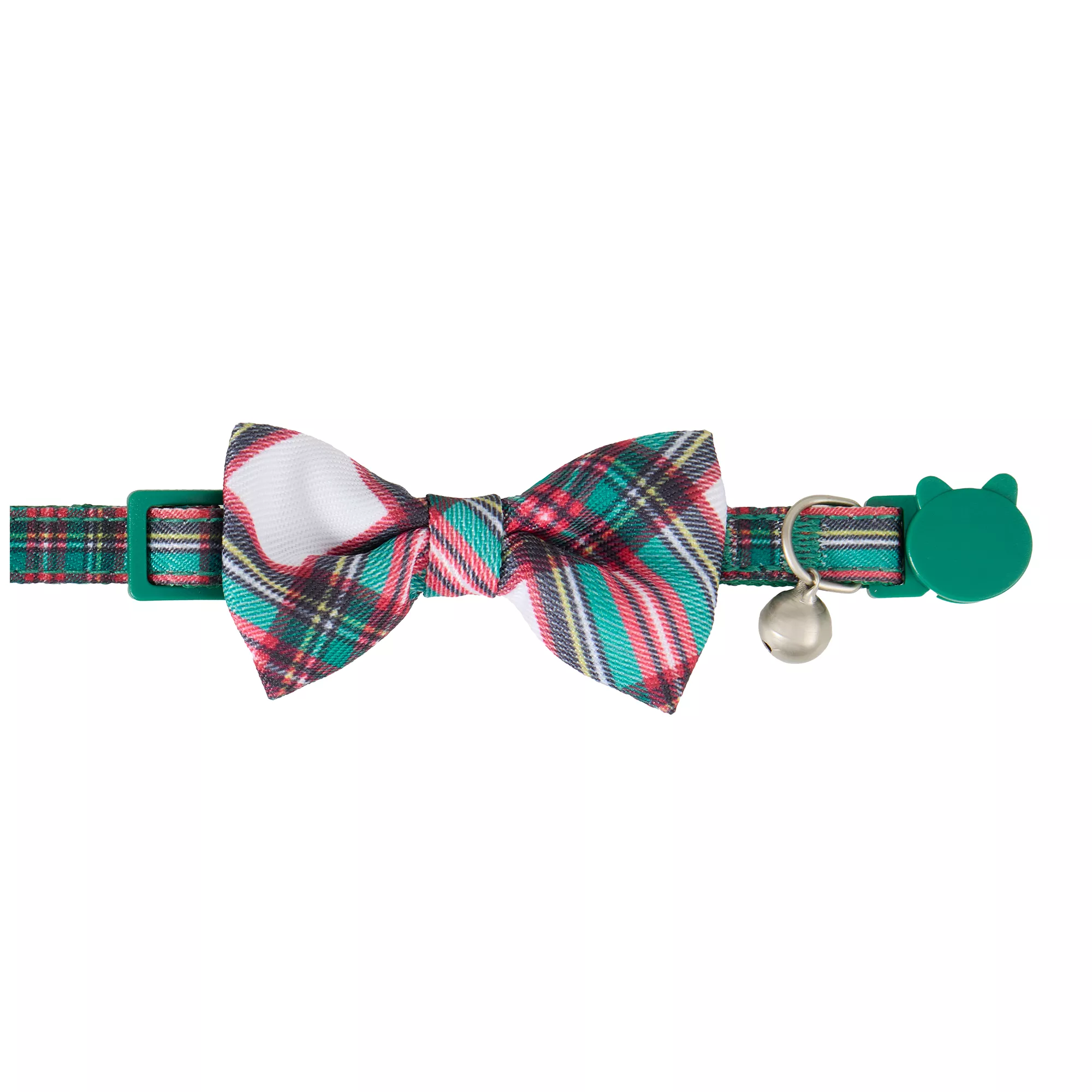 Merry & Bright&trade; Plaid Kitten/Cat Collar