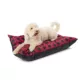 Product Merry & Bright Plaid Paws Pillow Dog Bed